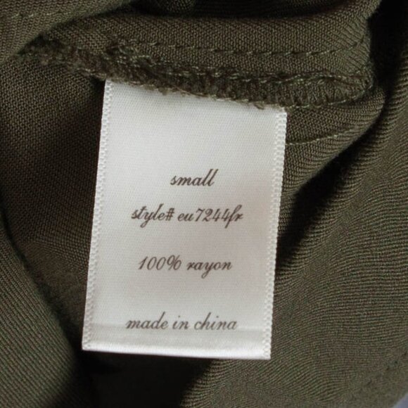 Blue Rain Green Military Utility Jacket Size Small - Picture 6 of 9